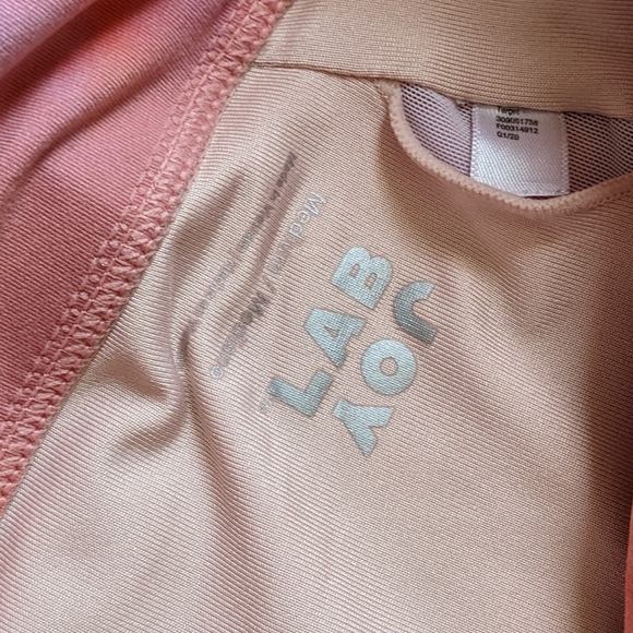 SALE Joylab Tie Dye M Sports Bra, Pink Orange Purple size 4 6 - Picture 3 of 10